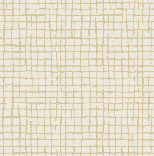 Albin Pearl Gridline Wallpaper