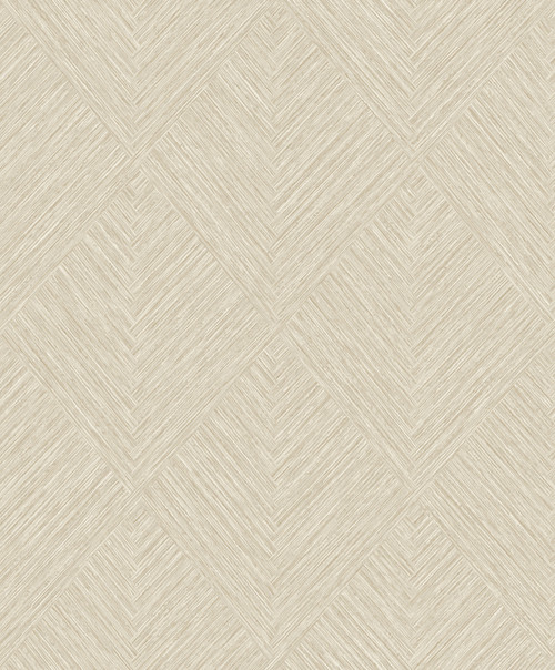 Hollis Taupe Textured Diamond Wallpaper