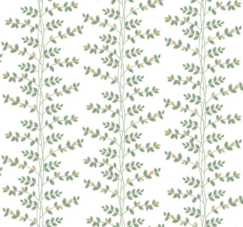 Climbing Vine Gold Wallpaper