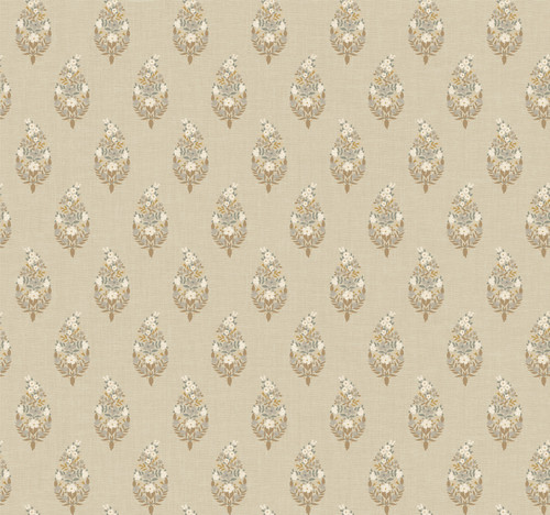 Paisley Linen Wallpaper