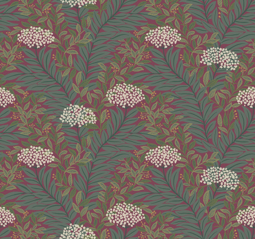 Highgrove Burgundy Wallpaper