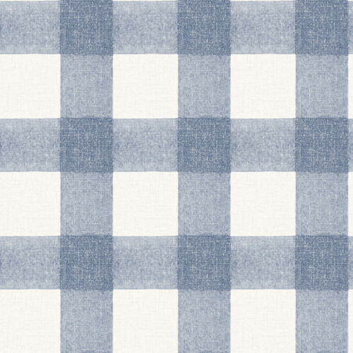 Thorpe Blue Plaid Wallpaper