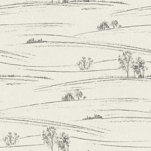 Isaac Black Rolling Hills Wallpaper