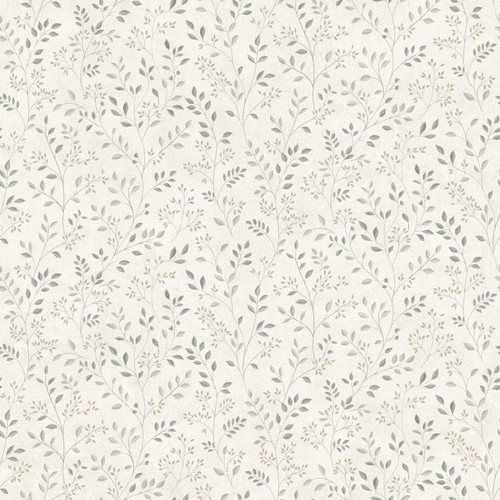 Galena Grey Botanical Trail Wallpaper