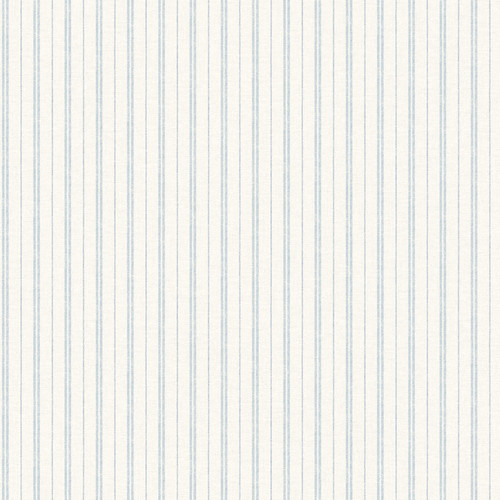 Harville Light Blue Double Stripe Wallpaper