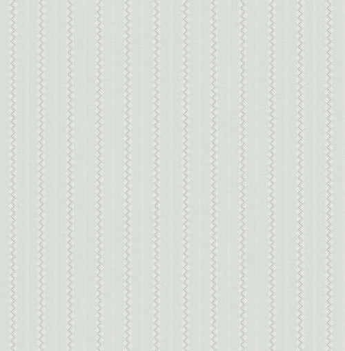 Curtis Aqua Embellished Stripe Wallpaper