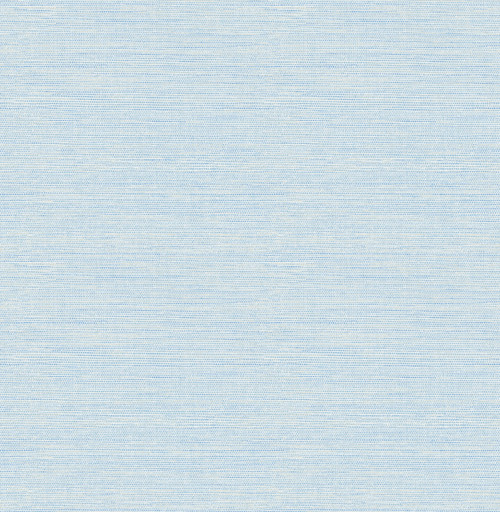 Agave Blue Faux Grasscloth Wallpaper
