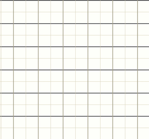 Tattersall White Plaid Wallpaper