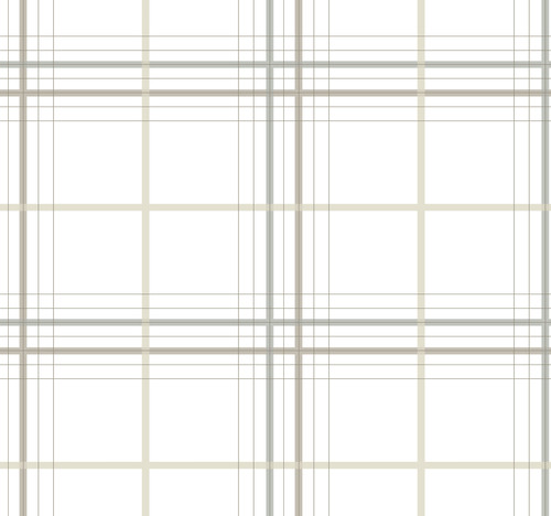 Lakeside Plaid White Tailored Wallpaper