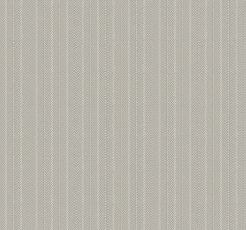 Elkan Stripe Grey Herringbone Wallpaper