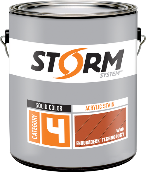 Storm Category 4 Acrylic Stain W/ Enduradeck 