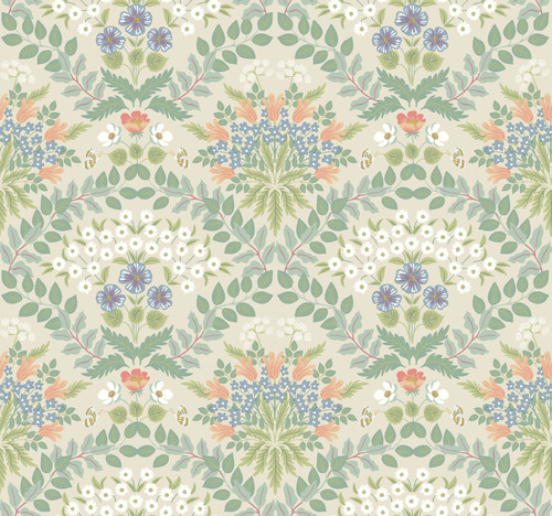 Bramble Wallpaper Beige/Green