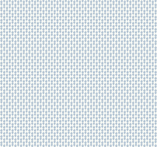 Petal Wallpaper White/Blue