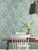 Wildwood Garden Wallpaper Blue/White