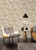 Ivo Beige Block Stripe Wallpaper