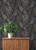 Acacius Dark Blue Tropical Foliage Wallpaper