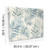 Serenade Blue Ferns Wallpaper