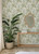 Serenade Sea Green Ferns Wallpaper