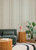 Elan Grey Ombre Stripe Wallpaper