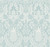 Pineapple Damask Light Blue Wallpaper