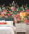 Garden Party Black Wall Mural
