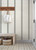 Linette Black Fabric Stripe Wallpaper