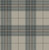Cabin Check Teal Plaid Wallpaper