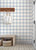 Twain Denim Plaid Wallpaper