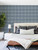 Perry Dark Blue Plaid Wallpaper