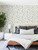 Darlene Aqua Jacobean Wallpaper