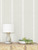Linette Beige Fabric Stripe Wallpaper
