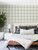 Thorpe Aqua Plaid Wallpaper