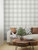 Thorpe Aqua Plaid Wallpaper