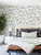 Festival Floral Charcoal Trailing Wallpaper