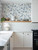 Festival Floral Blue Trailing Wallpaper