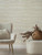 Wiggle Neutral Ikat Stripe Wallpaper