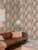 Otto Raspberry Abstract Geometric Wallpaper