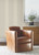 Archer Stripe Taupe Faux Linen Wallpaper