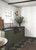 Archer Stripe White Faux Linen Wallpaper