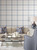 Lakeside Plaid Blue Tailored Wallpaper