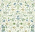 Wildwood Wallpaper Blue/Green