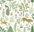 Menagerie Wallpaper White/Brown