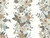 Garden Party Trellis Wallpaper White/Brown