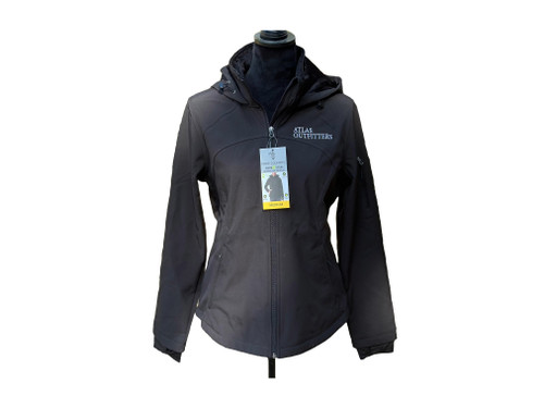 Atlas Women's Embroidered Jacket - Black Front