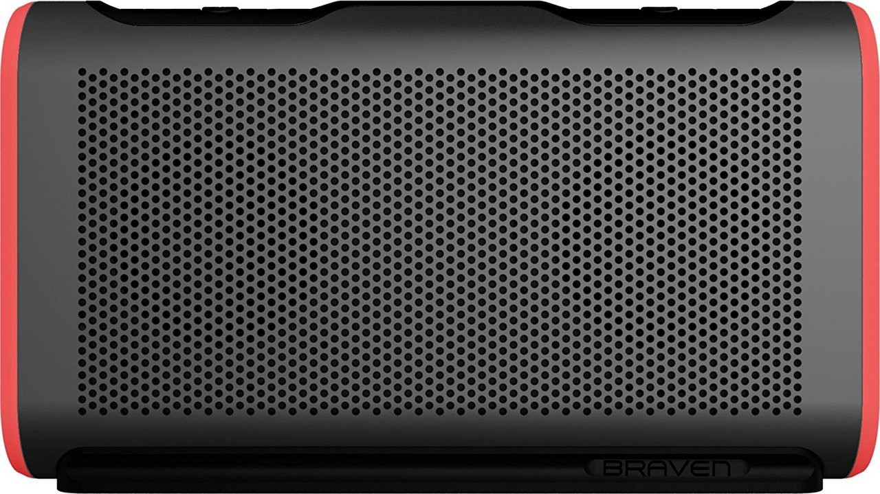 Braven Stryde XL Waterproof Portable Bluetooth Speaker GREY/RED - Boss Sound