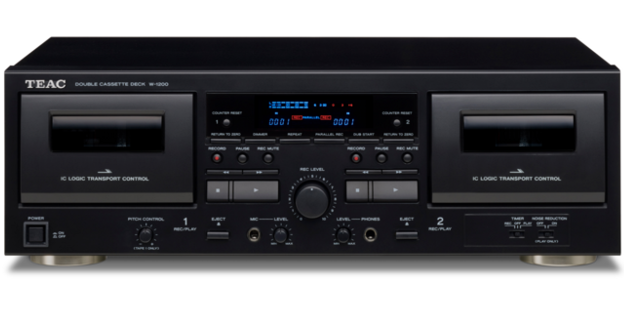 Teac W-1200. Double Cassette Deck. Free Shipping. - Boss Sound
