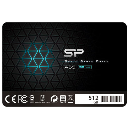 Silicon Power Ace A55 512GB SATA III Internal SSD (Model: SP512GBSS3A55S25CA)