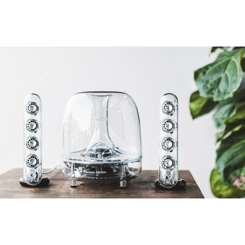 harman/kardon　SOUNDSTICKS WIRELESS Harman Kardon SoundSticks 4 Bluetooth Speaker System, Black