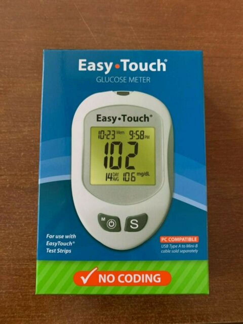BluLink Glucose Meter Kit Bluetooth Blood Monitor, 1 Kit