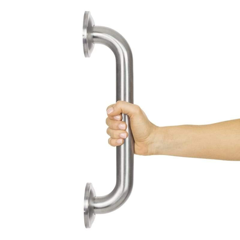 Metal Grab Bar 12" Brushed Nickel B&F Medical